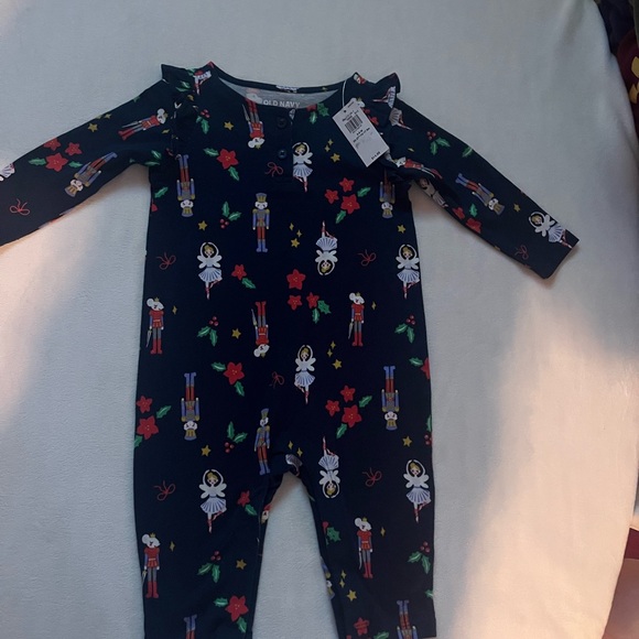 Old Navy Kids One Piece - Black with Nutcracker Print - Picture 1 of 6